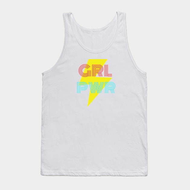 Grl Pwr Tank Top by iconking